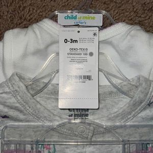 New WT 0-3months Carter 3pc